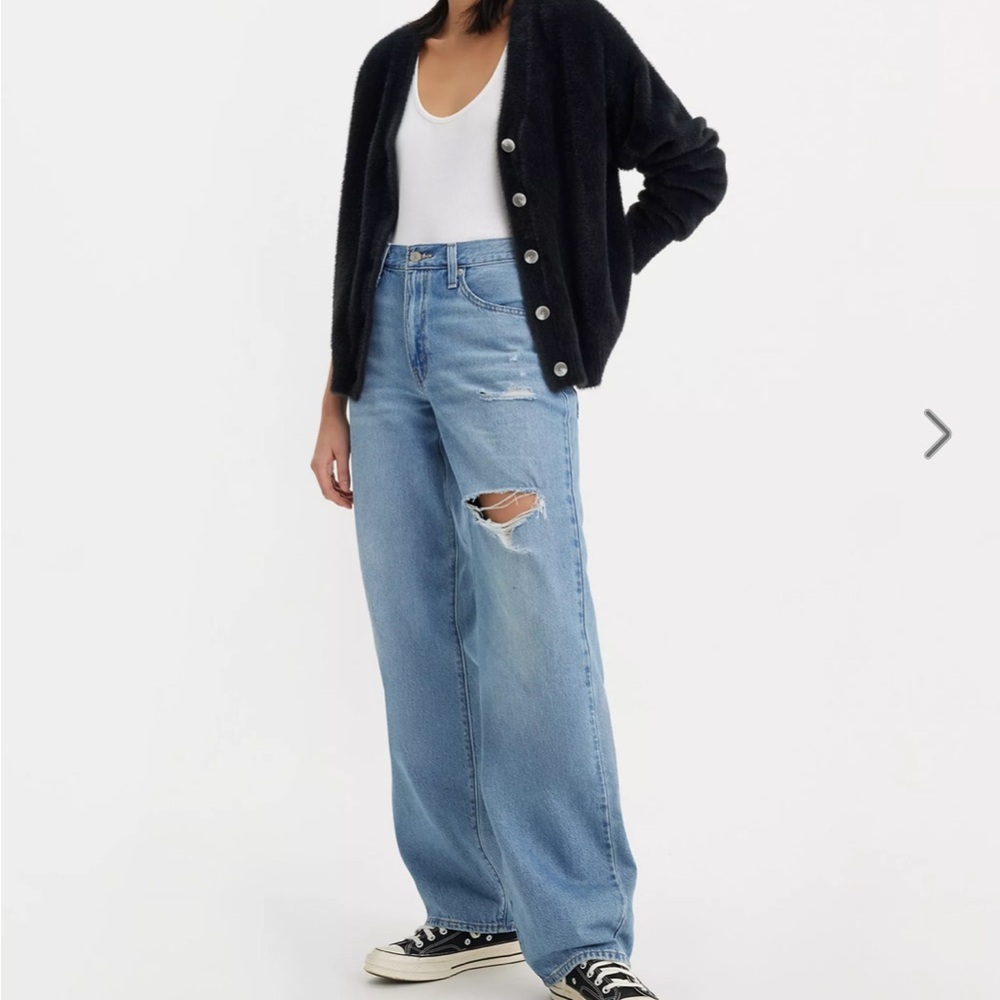 Levi's Premium BAGGY DAD WOMEN'S JEANS Medium Wash Size 28